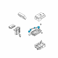 OEM 1998 Kia Sephia Relay Diagram - 0K2A167740