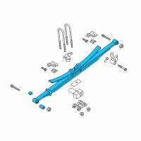 OEM Ford F-250 Super Duty Leaf Spring Diagram - HC3Z-5560-Y