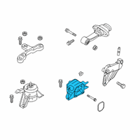 OEM 2021 Hyundai Veloster N Transmission Mounting Bracket Assembly Diagram - 21830-S0100