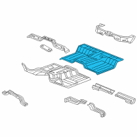 OEM 2013 Ram 1500 Panel-Rear Floor Pan Diagram - 55275553AD