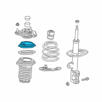 OEM 2020 Toyota Corolla Bearing Diagram - 48619-02010