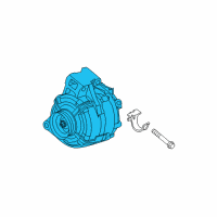 OEM 2012 Chevrolet Malibu Alternator Diagram - 84009365