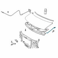 OEM 2002 GMC Savana 2500 Support Rod Diagram - 84272970