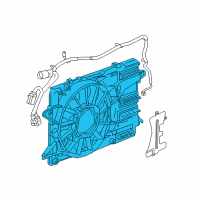 OEM 2018 Buick Regal TourX Fan Module Diagram - 84702876