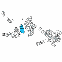 OEM 2022 BMW M5 Water Pump Gasket Diagram - 11518582263