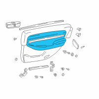 OEM 2004 Hyundai XG350 Door Armrest Diagram - 8373039013UJ