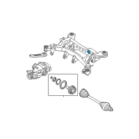 OEM 2013 BMW 135is Rubber Mounting Rear Diagram - 33-17-6-770-866