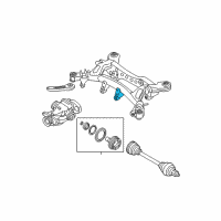 OEM 2013 BMW 328i xDrive Rubber Mounting Front Diagram - 33-17-6-760-287
