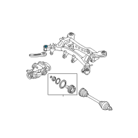 OEM 2013 BMW 328i xDrive Rubber Mounting Front Diagram - 33-31-6-758-259