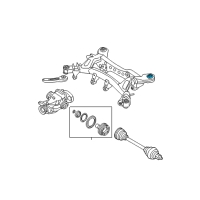 OEM BMW 335is Rubber Mounting Rear Diagram - 33-31-6-768-645