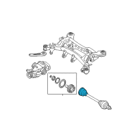 OEM BMW M3 Repair Kit Bellows, Interior Diagram - 33-21-7-561-687