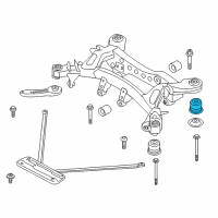 OEM 2015 BMW 435i Gran Coupe Rubber Mounting Rear Diagram - 33-31-6-792-512