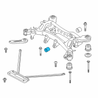 OEM 2016 BMW 340i Rubber Mounting Front Diagram - 33-31-6-792-513