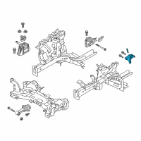 OEM 2021 Kia Niro Engine Support Bracket Assembly Diagram - 2167003HA0