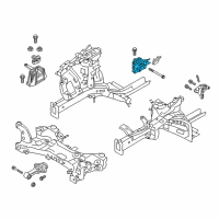 OEM 2021 Kia Niro EV Bracket Assembly-Transmission Diagram - 21830G2000