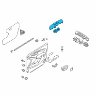 OEM 2011 Hyundai Tucson Power Window Assist Switch Assembly Diagram - 93575-2S100-9P