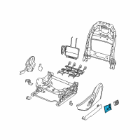 OEM Dodge Dart Switch-Power Seat Diagram - 5156107AB