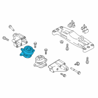 OEM 2017 Kia K900 Hydraulic Insulator, Right Diagram - 218123T250