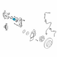 OEM Kia Piston-Front Disc Brake Diagram - 581122E000