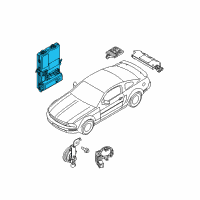 OEM 2013 Ford Mustang Module Diagram - BR3Z-15604-C