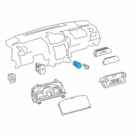 OEM 2013 Toyota Camry Power Switch Diagram - 89611-06053