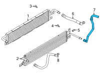 OEM 2021 Ford Escape HOSE ASY Diagram - LX6Z-8260-HCD