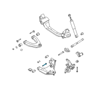 OEM 2000 Nissan Xterra Bolt Diagram - 08044-4001A