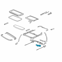 OEM Honda Pilot Motor Assy., Sunroof Diagram - 70450-S9V-A01