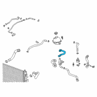 OEM GMC Terrain Heater Hose Diagram - 23337252