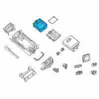 OEM Ram CUPHOLDER-Console Diagram - 6BM111Z6AD