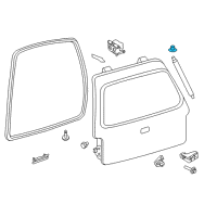 OEM Lincoln Support Cylinder Ball Stud Diagram - -W712702-S439