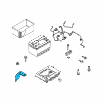 OEM 2011 Ford Fusion Support Bracket Diagram - 9E5Z-10A666-C