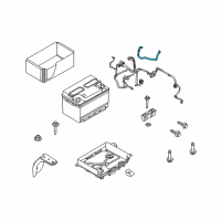 OEM Ford Cable Diagram - AE5Z-14300-D