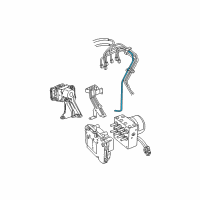 OEM 2001 Chrysler Town & Country Line-Brake Diagram - 4721327AB