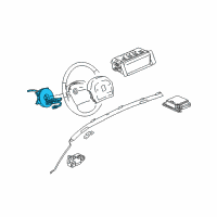 OEM Saturn Clock Spring Diagram - 15849458