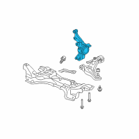 OEM 2013 Honda Fit Knuckle, Left Front Diagram - 51216-TK6-A00