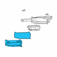 OEM Lens, Fog Lamp, LH Diagram - 81223-78010