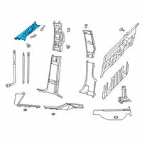 OEM 2022 Ram 3500 Panel-A Pillar Diagram - 6NF771C1AD