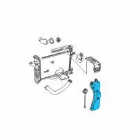 OEM 1997 Ford Mustang Recovery Tank Diagram - 2R3Z-8A080-AC