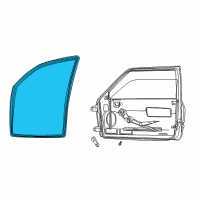 OEM Dodge Seal-Glass Run Diagram - 55275612AF