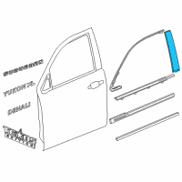 OEM 2019 GMC Yukon Applique Diagram - 84263145