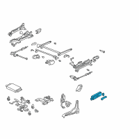 OEM 2000 Acura RL Switch Assembly, Driver Side Power Seat (Graphite Black) Diagram - 35955-SZ3-A01ZA