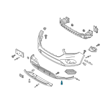 OEM 2022 Lincoln Corsair Pad Screw Diagram - -W704874-S439