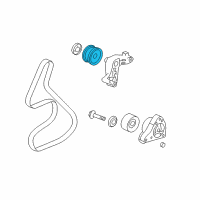 OEM 2012 Honda CR-V Pulley, Idler Diagram - 31190-RX0-A02