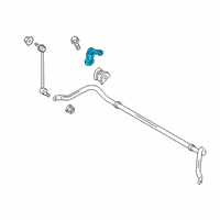 OEM 2018 Ford Transit-350 Stabilizer Bar Bracket Diagram - BK2Z-5486-A