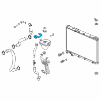 OEM 2017 Honda CR-V Hose B, Radiator Outlet Expansion Tank In. Diagram - 19122-5PA-A01