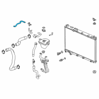 OEM 2017 Honda CR-V Hose, Engine Outlet Expansion Tank Inlet Diagram - 19131-5PA-A02