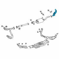 OEM 2019 Ram 1500 Exhaust Pipe Diagram - 68268198AE