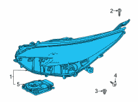 OEM Toyota Sienna Composite Assembly Diagram - 81150-08130