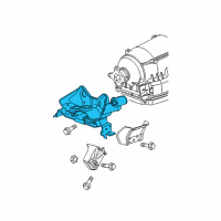 OEM 2005 Jeep Grand Cherokee INSULATOR-Transmission Diagram - 52089934AH